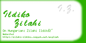 ildiko zilahi business card